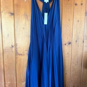 NWT Miguelina Rianna Elegant Blue Sleeveless Dress